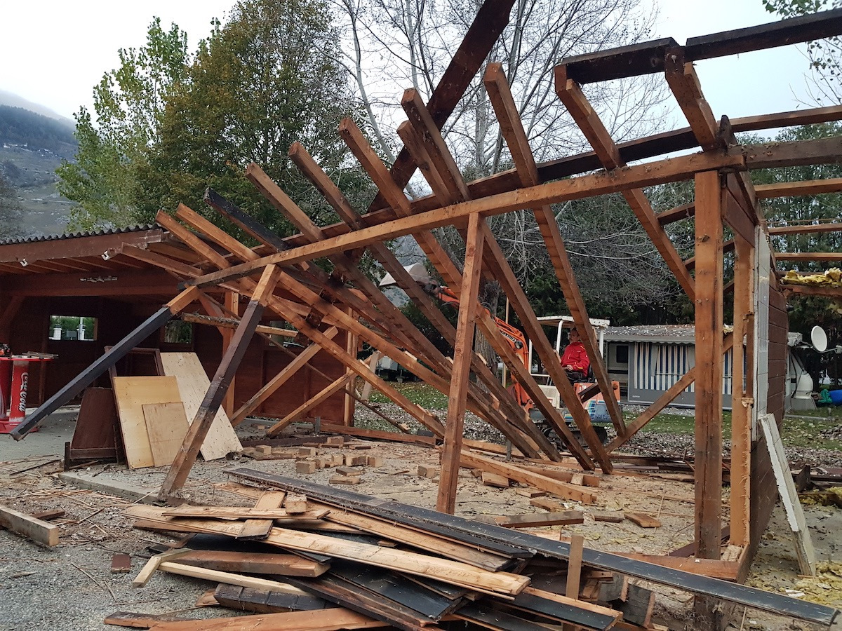 Neubau und Umbau Rezeption/Buvette (2019)